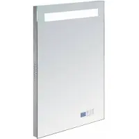 Sanilux Badkamerspiegel met Radio en TL-Verlichting Spiegelverwarming (ALLE MATEN)