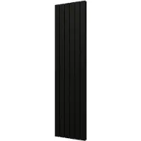Plieger Designradiator cavallino retto dubbel 1162 watt middenaansluiting 180x45 cm mat zwart