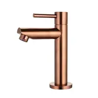 Sanilux Fonteinkraan 15,5x8,8 cm brons geborsteld