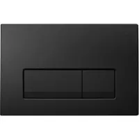 Geberit Bedieningsplaat delta 50 by mechanisch frontbediening mat zwart