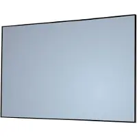 Sanicare Badkamerspiegel q-mirrors 90x70x2 cm zwart