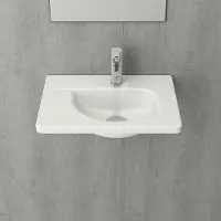 Creavit Fontein Creavit 44,5x31x12,5 cm Inclusief 1 Kraangat (alle kleuren)