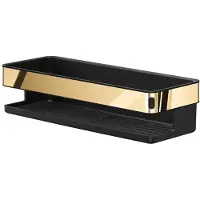 Tiger Cooper - Doucherek - Douchemand 28 cm - Zwart / Goud gepolijst