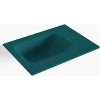 Mondiaz LEX Smag solid surface inleg wastafel voor toiletmeubel 40cm. Positie wasbak links