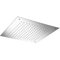 Hotbath Mate M111 inbouw hoofddouche vierkant 50cm geborsteld nikkel
