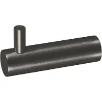 Qisani Handdoekhaak Flow Geborsteld Gun Metal