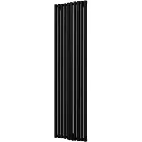 Boss & Wessing Handdoekradiator bws siela enkel 180x46,2 cm mat zwart
