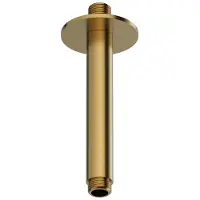 Hotbath Ace AC452 plafondbuis 15cm geborsteld messing PVD