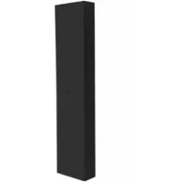 Best design Kolomkast links en rechts 35x180 cm mat zwart