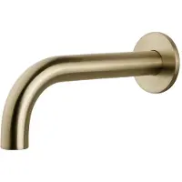 Wiesbaden Inbouwuitloop Rond 25 cm 1/2'' Geborsteld Messing Goud