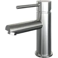 Brauer Brushed Edition lage opbouw wastafelmengkraan model A RVS geborsteld PVD