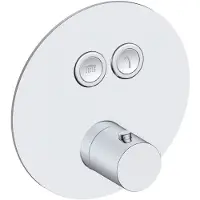 Sanilux Douchethermostaat Select Inbouw Rond Chroom (incl. inbouwdeel)