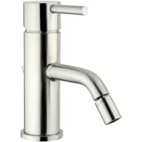 Sapho Bidetmengkraan minimal uitloop gebogen 1-hendel 15.8 cm rvs