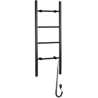 Sapho Elektrische Handdoekradiator Karbo 40x112 cm Zwart
