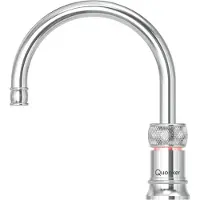 Quooker PRO 3 Chroom, Inclusief Classic Nordic Round, Single Tap Kokend Water met Kindveilige Bedieningsknop