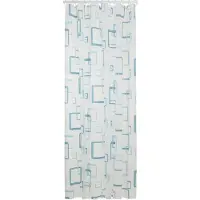 Sealskin Douchegordijn Retro Blue 180x200 cm