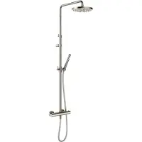 Hotbath Thermostatische stortdoucheset ace geborsteld nikkel