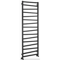 Sapho Designradiator Zig Recht 60x181 cm 824W Mat Zwart