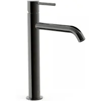 Tres Wastafelmengkraan study exclusive 30,4 cm 1-hendel rond metallic zwart