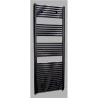 Sanicare Radiator standaard recht 1127 watt inclusief ophanging 60x172 cm mat zwart