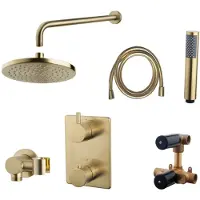 Wiesbaden one-pack inbouwthermostaatset rond type 402 GM (20cm)