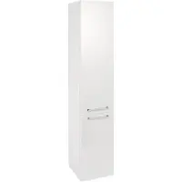 Differnz Somero hoge kast l-r hoogglans wit