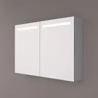 HiPP Spiegelkast Design SPK 51000 Rechthoek 60x70 cm 1 deur Met Verlichting Incl. Spiegelverwarming en Stopcontact