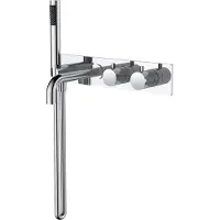Boss & Wessing Badkraan bws exclusive thermostaat inbouw 2-knops chroom
