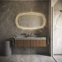 HiPP Spiegel design phantom 009 met verlichting incl. Spiegelverwarming