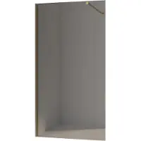 Boss & Wessing Bws inloopdouche pro line helder glas yellow titanium profiel en stang