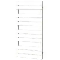 Boss & Wessing Designradiator bws genuo met middenaansluiting 112x55 cm 558 watt mat zwart