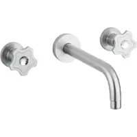 Sanimex Inbouw wastafelmengkraan giulini tweeknops 20 cm inclusief g-link inbouwdeel chroom
