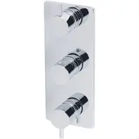 Boss & Wessing Bws afbouwdeel douche thermostaat 3weg chroom