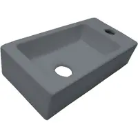 Best design Farnetta 37x18x9cm mat grijs