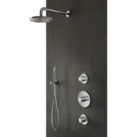 Hotbath Get Together IBS1GN inbouwdouche met 3s handdouche geborsteld nikkel