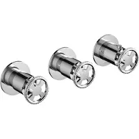 Hotbath Thermostatische douchekraan cobber @work inbouw met 2 stopkranen chroom