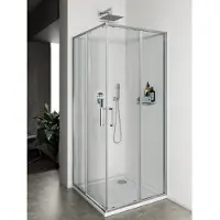Lacus Douchecabine vulcano evo helder glas chroom