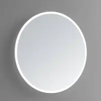 Sanilux Badkamerspiegel rond met spiegelverwarming led verlichting dimbaar 80x3 cm