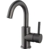 Boss & Wessing Wastafelmengkraan bws cemal opbouw draaibare uitloop gunmetal