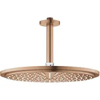 GROHE Regendoucheset Rainshower Cosmopolitan Metal 31 cm met Plafondarm Warm Sunset Geborsteld
