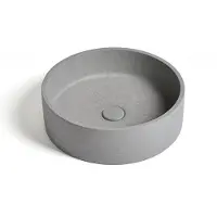 Ideavit Waskom idea.ora 39x39x12 cm rond beton grijs