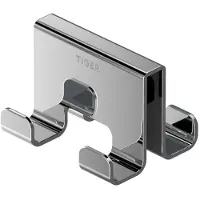 Tiger Handdoekhaak Voor Douchecabine Caddy Dubbel Chroom 6-8 mm