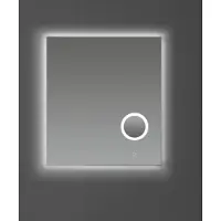 Sanilux Badkamerspiegel met dimbare led-verlichting en make-up spiegel 100x70x2,5 cm