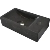 Boss & Wessing Bws hardsteen fontein zwart 36x18x9 cm