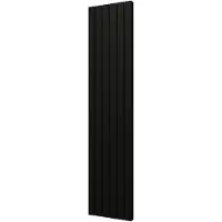 Plieger Designradiator cavallino retto dubbel 1287 watt middenaansluiting 200x45 cm mat zwart