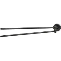 Haceka Kosmos Dubbele Handdoekhouder Draaib. Grafiet Gunmetal 46cm