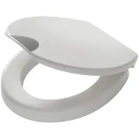 Tiger Toiletbril met deksel comfort care duroplast wit