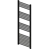 Boss & Wessing Radiator bws wingrave 140x60 cm mat zwart zij-onderaansluiting
