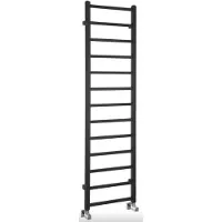 Sapho Metro Light Badkamerradiator 40x150cm, mat zwart