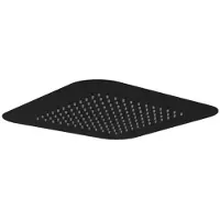 Hotbath Hoofddouche mate inbouw vierkant 42x42 cm mat zwart